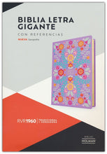 Cargar imagen en el visor de la galería, BIBLIA REINA VALERA 1960 FLOREADA SIMIL PIEL LETRA GIGANTE