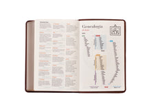 Cargar imagen en el visor de la galería, RVR60 BIBLIA CAFE PIEL 12 PTS LETRA GRANDE