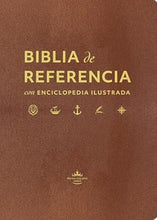 Cargar imagen en el visor de la galería, BIBLIA DE REFERENCIA CON ENCICLOPEDIA ILUSTRADA- SIMIL PIEL