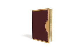 Cargar imagen en el visor de la galería, RV1960 BIBLIA DE ESTUDIO DE LA VIDA PLENA- LEATHERSOFT ROJO- BEIGE, EDICIÓN LETRA ROJA