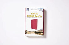 Cargar imagen en el visor de la galería, BIBLIA REINA VALERA 1960 TIERRA SANTA ULTRA FINA LETRA GRANDE- FUCSIA CON CIERRE Y CONCORDANCIA