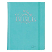 Cargar imagen en el visor de la galería, MY CREATIVE BIBLE FOR GIRLS TEAL JOURNALING BIBLE SOFT COVER KJV