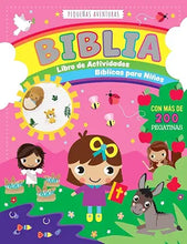 Cargar imagen en el visor de la galería, BIBLIA LIBRO DE ACTVIDADES BÍBLICAS PARA NIÑOS- CON MÁS DE 200 PEGATINAS