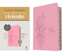 Cargar imagen en el visor de la galería, BIBLIA NTV LETRA GRANDE CON FILAMENT SENTIPIEL ROSADA CON ÍNDICE