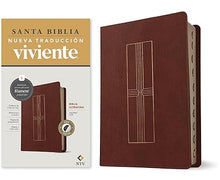 Cargar imagen en el visor de la galería, BIBLIA ULTRAFINA NUEVA TRADUCCIÓN VIVIENTE CON FILAMENT- SENTI PIEL ÍNDICE