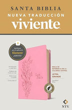 Cargar imagen en el visor de la galería, BIBLIA NTV LETRA GRANDE CON FILAMENT SENTIPIEL ROSADA CON ÍNDICE