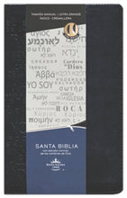 Cargar imagen en el visor de la galería, BIBLIA REINA VALERA 1960 NOMBRES DE DIOS CON ÍNDICE Y ZIPPER LETRA GRANDE TAMAÑO MANUAL FONT 10. 5
