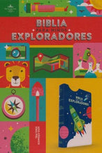 Cargar imagen en el visor de la galería, BIBLIA REINA VALERA 1960 PARA NIÑOS EXPLORADORES LAVANDA COMPÁS SIMIL PIEL