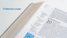 Cargar imagen en el visor de la galería, BIBLIA REINA VALERA 1960 QR- PRINCIPIOS PARA VIVIR- SIMIL PIEL AZUL