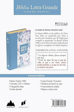 Cargar imagen en el visor de la galería, BIBLIA RVR 1960 LETRA GRANDE MANUAL SIMIL PIEL