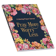 Cargar imagen en el visor de la galería, PRAY MORE WORRY LESS COLORING PRAYER JOURNAL