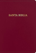 Cargar imagen en el visor de la galería, BIBLIA REINA VALERA 1960 ROJA PIEL FABRICADA LETRA GIGANTE