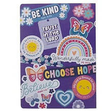 Cargar imagen en el visor de la galería, NOTEBOOK SHINE FOR JESUS PURPLE STICKERS