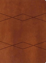 Cargar imagen en el visor de la galería, BIBLIA DE ESTUDIO HOLMAN REINA VALERA 1960 CAFÉ SÍMIL PIEL