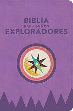 Cargar imagen en el visor de la galería, BIBLIA REINA VALERA 1960 PARA NIÑOS EXPLORADORES LAVANDA COMPÁS SIMIL PIEL