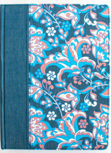 Cargar imagen en el visor de la galería, RVR1960 BIBLIA DE APUNTES EDICIÓN ILUSTRADA- TELA EN AZUL
