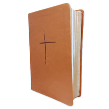 Cargar imagen en el visor de la galería, REINA VALERA 1960 BIBLIA PLENITUD TAMAÑO PERSONAL, LEATHERSOFT CAFÉ