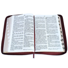 Cargar imagen en el visor de la galería, BIBLIA REINA VALERA 1960 LETRA SUPER GIGANTE- MARRÓN CON ÍNDICE Y CIERRE