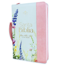 Cargar imagen en el visor de la galería, RV60 BIBLIA MANUAL PRETTY IMITACIÓN PIEL CON CIERRE/ ÍNDICE LETRA GRANDE 12 PUNTOS