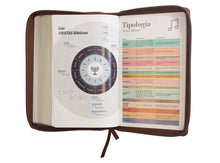 Cargar imagen en el visor de la galería, RVR60 BIBLIA NEGRA CON CIERRE SIMIL PIEL 12 PTS