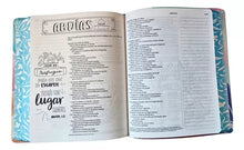 Cargar imagen en el visor de la galería, NTV BIBLIA INSPIRA IMITACIÓN PIEL PARAISO FLORAL