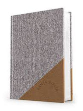 Cargar imagen en el visor de la galería, BIBLIA REINA VALERA 1960- GRIS Y MARRÓN- LETRA GRANDE TAMAÑO MANUAL- IMITACIÓN PIEL