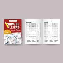 Cargar imagen en el visor de la galería, SOPA DE LETRAS DE LA BIBLIA- LETRA GRANDE- LIBRO 2