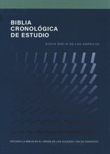 Cargar imagen en el visor de la galería, BIBLIA NUEVA BIBLIA LAS AMÉRICAS CRONOLÓGICA DE ESTUDIO- PIEL NEGRA INTERIOR A CUATRO COLORES