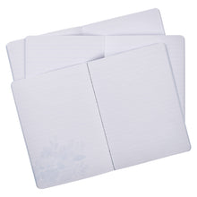 Cargar imagen en el visor de la galería, STRENGTH BLUE FLORAL LARGE NOTEBOOK SET- PSALM 28:7