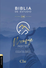 Cargar imagen en el visor de la galería, BIBLIA DE ESTUDIO DEL MENSAJE PROFÉTICO Y ESCATOLÓGICO- TAPA DURA INTERIOR A DOS COLORES CON ÍNDICE RVR