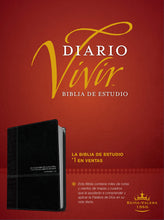 Cargar imagen en el visor de la galería, BIBLIA DIARIO VIVIR RVR60 NEGRO / ONICE