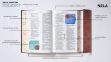 Cargar imagen en el visor de la galería, NBLA BIBLIA AVENTURA- TAPA DURA INTERIOR A COLOR- CIERRE MAGNÉNICO- NIÑOS DE 8 A 12 AÑOS