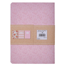 Cargar imagen en el visor de la galería, HE LEADS ME PINK FLORAL LARGE NOTEBOOK SET- PSALM 23:2