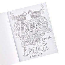 Cargar imagen en el visor de la galería, WHERE LOVE BLOOMS COLORING BOOK FOR ADULTS