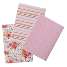 Cargar imagen en el visor de la galería, HE LEADS ME PINK FLORAL LARGE NOTEBOOK SET- PSALM 23:2