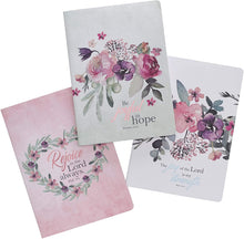 Cargar imagen en el visor de la galería, BE JOYFUL IN HOPE LARGE NOTEBOOK SET- ROMANS 12:12
