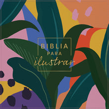 Cargar imagen en el visor de la galería, BIBLIA REINA VALERA 1960 PARA ILUSTRAR- FLORAL SIMIL PIEL