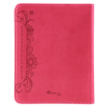 Cargar imagen en el visor de la galería, DEVOCIONALES DE UN MINUTO PARA MUJERES- SEMI CUERO ROSADO