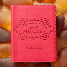 Cargar imagen en el visor de la galería, DEVOCIONALES DE UN MINUTO PARA MUJERES- SEMI CUERO ROSADO
