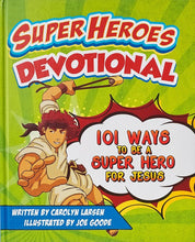 Cargar imagen en el visor de la galería, SUPER HEROES DEVOTIONAL 101 WAYS TO BE A SUPER HERO FOR JESUS