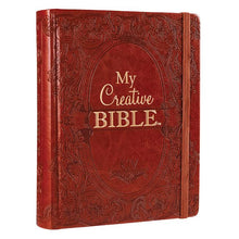 Cargar imagen en el visor de la galería, MY CREATIVE BIBLE BROWN JOURNALING BIBLE HARD COVER KJV