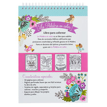 Cargar imagen en el visor de la galería, LA PALABRA EN COLOR- LIBRO PARA COLOREAR INSPIRACIÓN BÍBLICA, REFLEXIONES RELAJANTES Y EXPRESIONES CREATIVAS DE FE