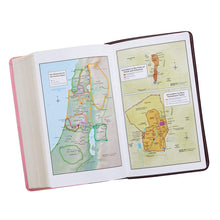 Cargar imagen en el visor de la galería, KJV BIBLE BROWN PINK FAUX LEATHER GIANT PRINT KJV
