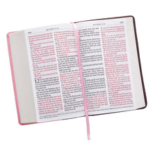 Cargar imagen en el visor de la galería, KJV BIBLE BROWN PINK FAUX LEATHER GIANT PRINT KJV