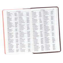 Cargar imagen en el visor de la galería, KJV BIBLE BROWN PINK FAUX LEATHER GIANT PRINT KJV