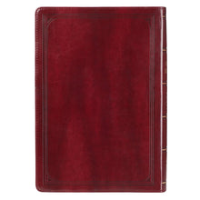 Cargar imagen en el visor de la galería, KJV BIBLE BURGUNDY FAUX LEATHER SUPER GIANT PRINT WITH INDEX KJV
