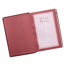 Cargar imagen en el visor de la galería, KJV BIBLE BURGUNDY FAUX LEATHER SUPER GIANT PRINT WITH INDEX KJV