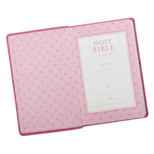 Cargar imagen en el visor de la galería, KJV BIBLE PINK FAUX LEATHER GIFT EDITION