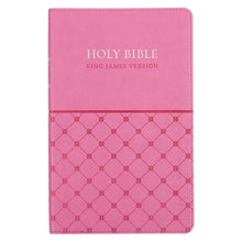 Cargar imagen en el visor de la galería, KJV BIBLE PINK FAUX LEATHER GIFT EDITION