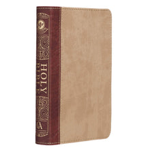 Cargar imagen en el visor de la galería, KJV BIBLE BROWN TWO TONE FAUX LEATHER